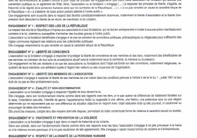 Contrat d&rsquo;engagement